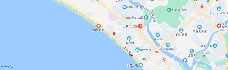 三亚三亚湾绿海田园小区_公交站地图_三亚公交_妙搜公交查询2025