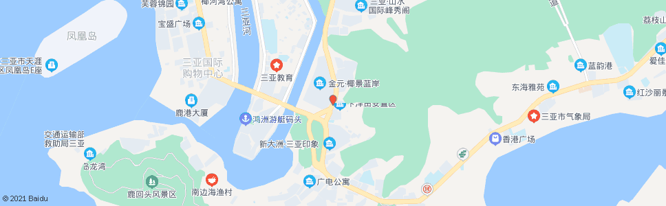 三亚下洋田社区_公交站地图_三亚公交_妙搜公交查询2025