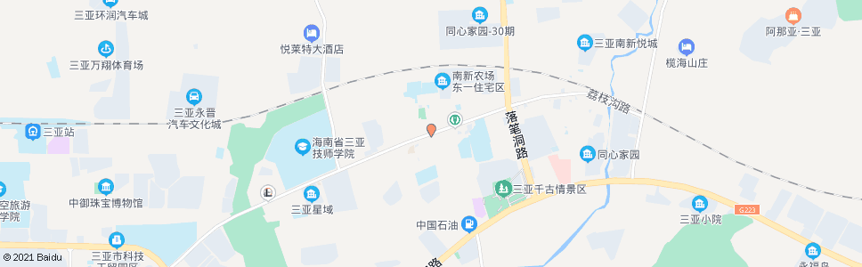 三亚荔枝沟市场_公交站地图_三亚公交_妙搜公交查询2025