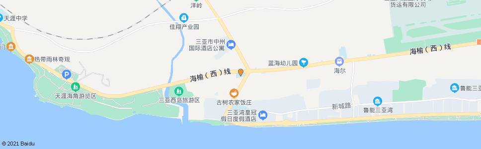 三亚冲会小学_公交站地图_三亚公交_妙搜公交查询2025