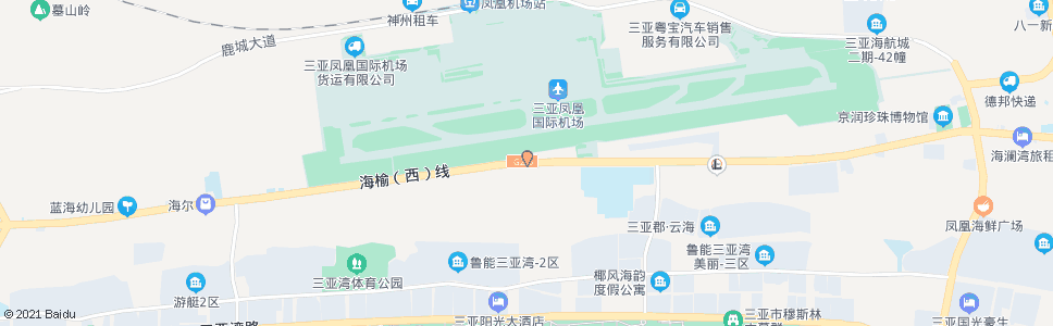 三亚凤凰村_公交站地图_三亚公交_妙搜公交查询2025