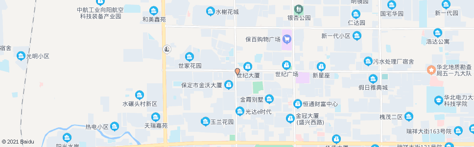 保定市总工会(向阳大街)_公交站地图_保定公交_妙搜公交查询2024