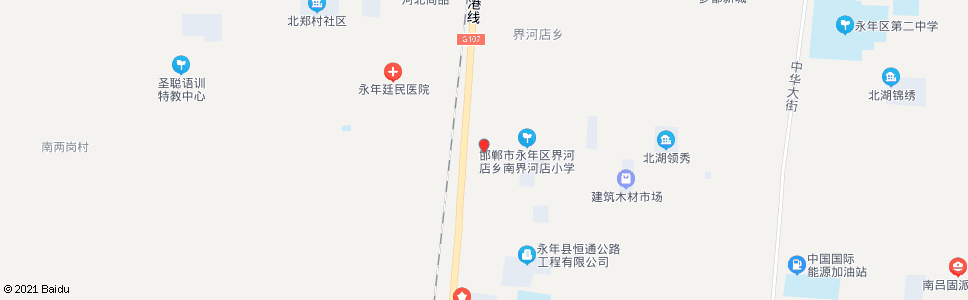 邯郸界河店_公交站地图_邯郸公交_妙搜公交查询2025