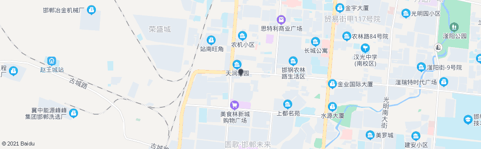 邯郸内燃机厂_公交站地图_邯郸公交_妙搜公交查询2025