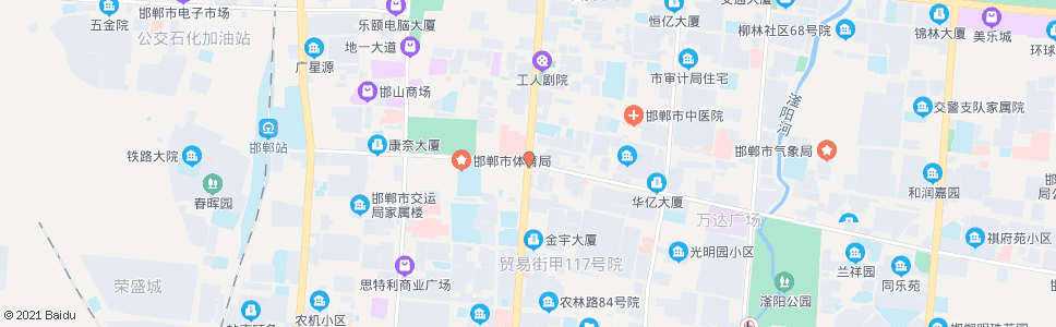 邯郸中华大街陵园路口_公交站地图_邯郸公交_妙搜公交查询2025