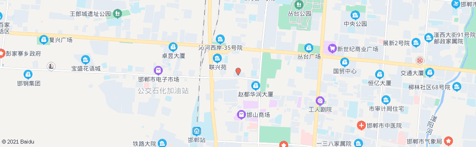 邯郸邯西市场_公交站地图_邯郸公交_妙搜公交查询2025