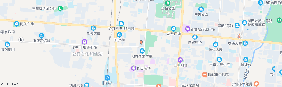 邯郸赵都小学_公交站地图_邯郸公交_妙搜公交查询2025