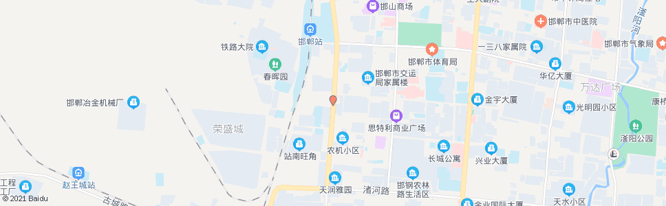 邯郸浴新大街贸易路口_公交站地图_邯郸公交_妙搜公交查询2025