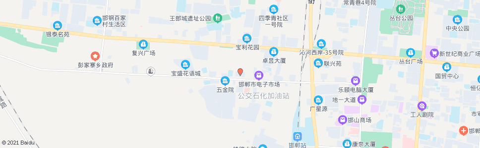 邯郸三局家属院_公交站地图_邯郸公交_妙搜公交查询2025