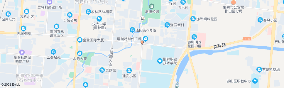 邯郸渚河路滏河街口_公交站地图_邯郸公交_妙搜公交查询2025