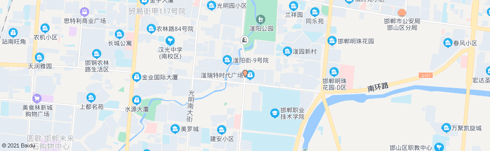 邯郸滏河大街渚河路口_公交站地图_邯郸公交_妙搜公交查询2025