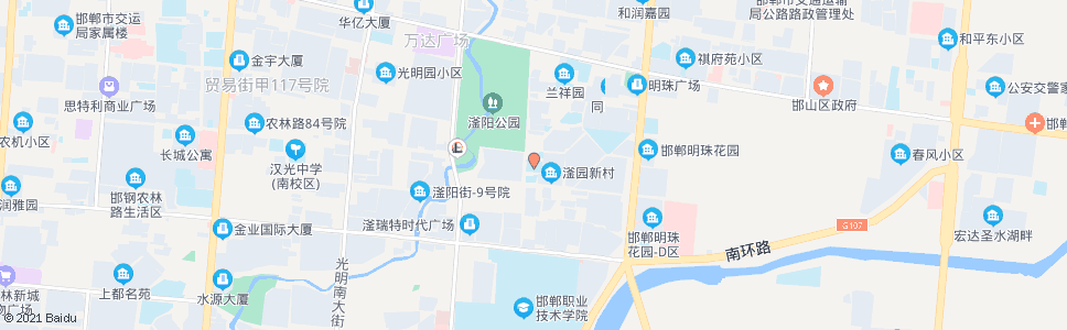 邯郸滏园小学_公交站地图_邯郸公交_妙搜公交查询2025