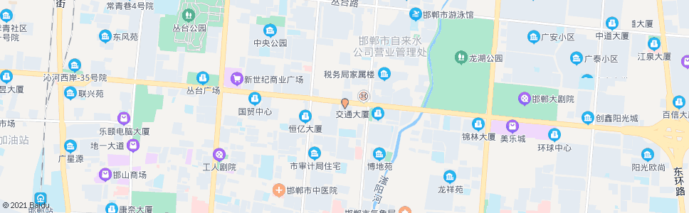 邯郸丽都国际大酒店_公交站地图_邯郸公交_妙搜公交查询2025