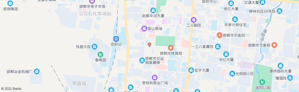 邯郸陵西街陵园路口_公交站地图_邯郸公交_妙搜公交查询2025