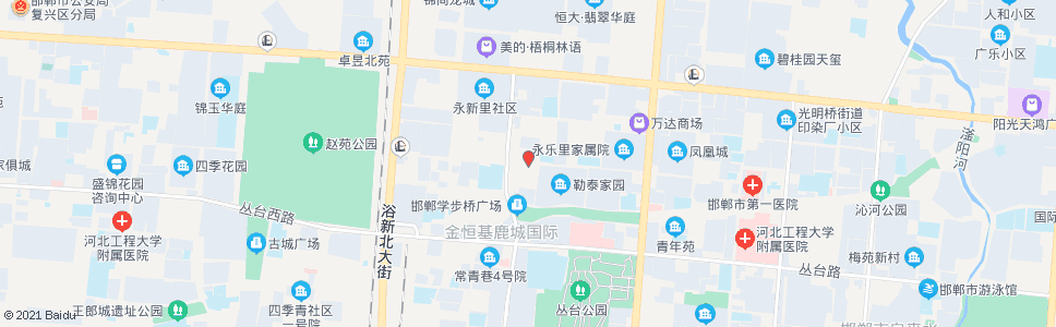 邯郸第一财经学校_公交站地图_邯郸公交_妙搜公交查询2025