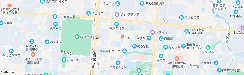 邯郸陵西大街青年路口_公交站地图_邯郸公交_妙搜公交查询2025