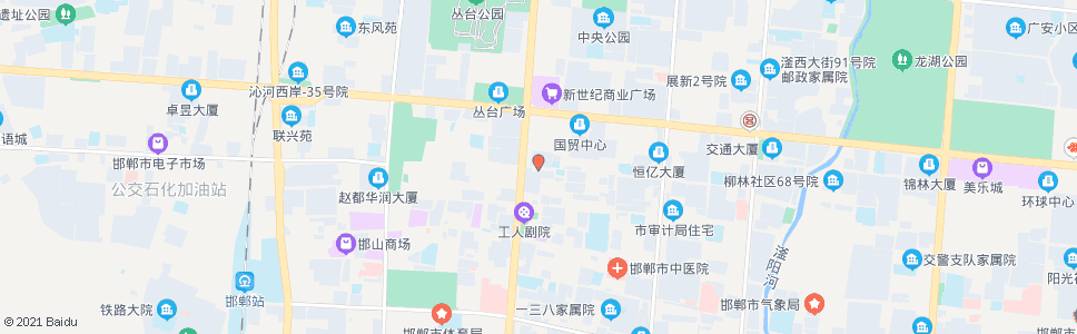 邯郸电业家属院_公交站地图_邯郸公交_妙搜公交查询2025