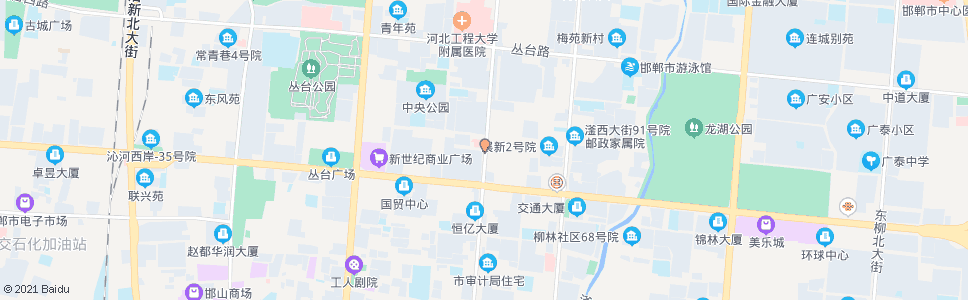 邯郸光明街展览路口_公交站地图_邯郸公交_妙搜公交查询2025