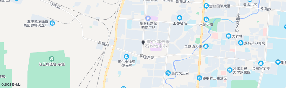 邯郸浴新大街学院路口_公交站地图_邯郸公交_妙搜公交查询2025