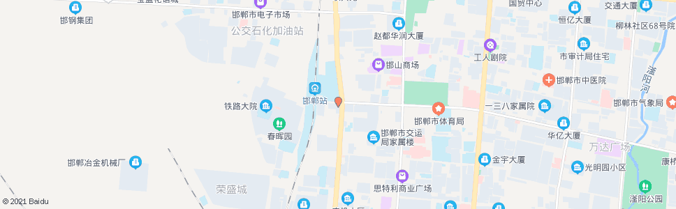 邯郸棉一家属院东门_公交站地图_邯郸公交_妙搜公交查询2025