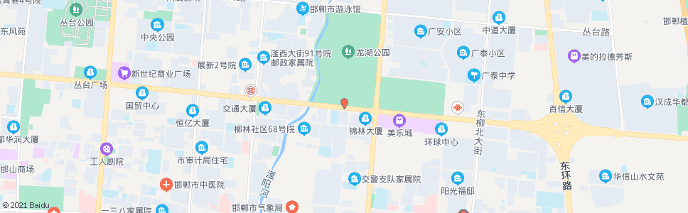 邯郸龙湖公园南门_公交站地图_邯郸公交_妙搜公交查询2025