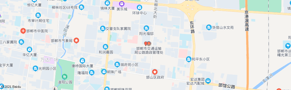 邯郸路政处_公交站地图_邯郸公交_妙搜公交查询2025