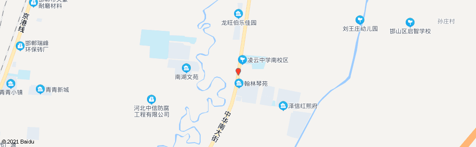 邯郸南湖文苑(闫浅村)_公交站地图_邯郸公交_妙搜公交查询2025