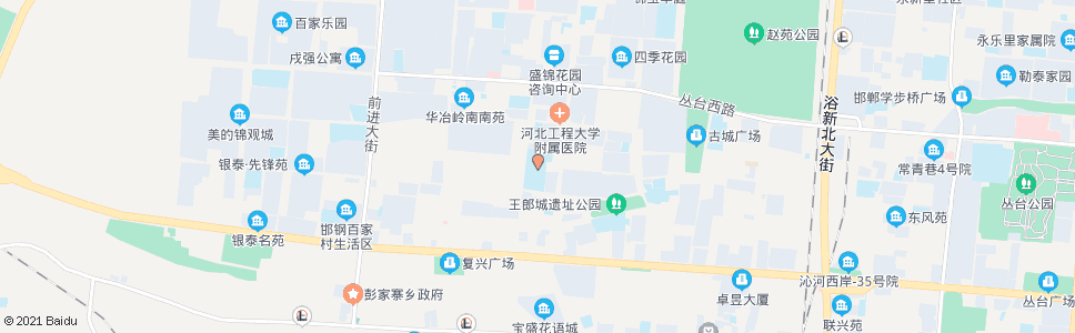 邯郸市第十中学_公交站地图_邯郸公交_妙搜公交查询2025