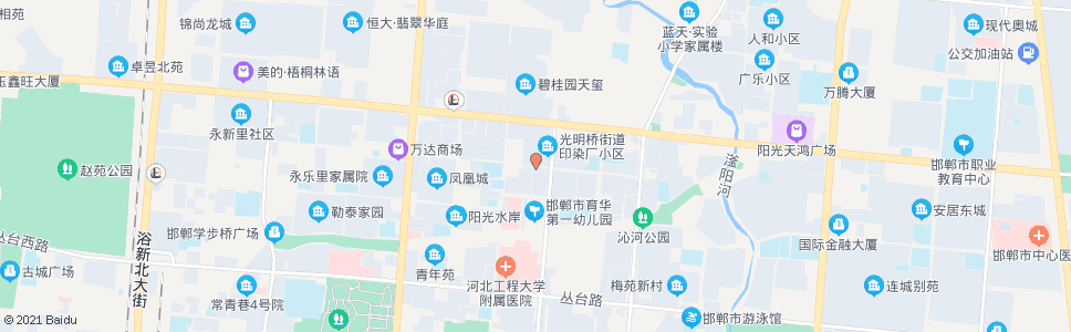 邯郸望岭路光明街口_公交站地图_邯郸公交_妙搜公交查询2025