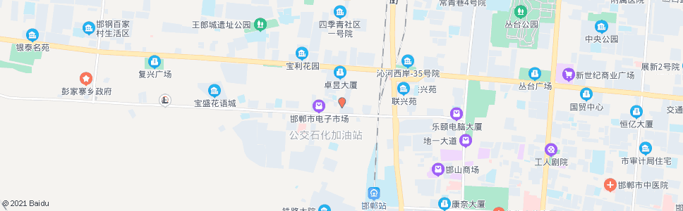 邯郸赵王宾馆西门_公交站地图_邯郸公交_妙搜公交查询2025