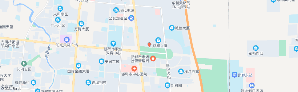 邯郸视光眼病医院_公交站地图_邯郸公交_妙搜公交查询2025