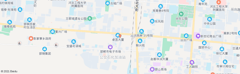 邯郸樱花商务会馆_公交站地图_邯郸公交_妙搜公交查询2025