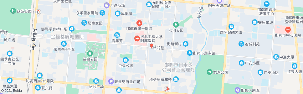 邯郸丛台路光明街口_公交站地图_邯郸公交_妙搜公交查询2025