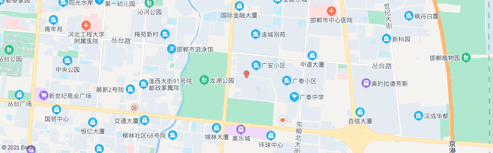 邯郸广安小区广厦小区_公交站地图_邯郸公交_妙搜公交查询2025