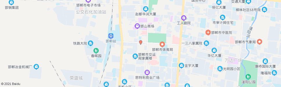 邯郸三龙针纺城_公交站地图_邯郸公交_妙搜公交查询2025