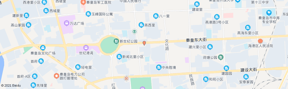 秦皇岛服务北里(德信医药超市)_公交站地图_秦皇岛公交_妙搜公交查询2024