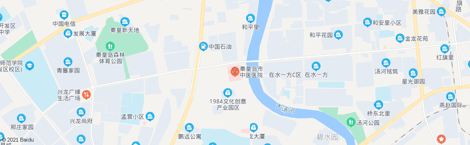 秦皇岛市中医医院(念奴娇整形总院)_公交站地图_秦皇岛公交_妙搜公交查询2025