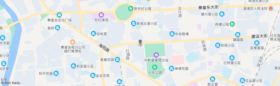 秦皇岛新闻里_公交站地图_秦皇岛公交_妙搜公交查询2025