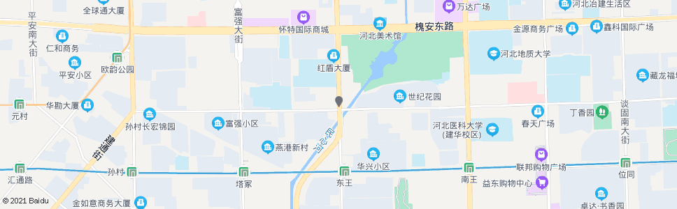 石家庄怀特家居城(现代女子医院)_公交站地图_石家庄公交_妙搜公交查询2024