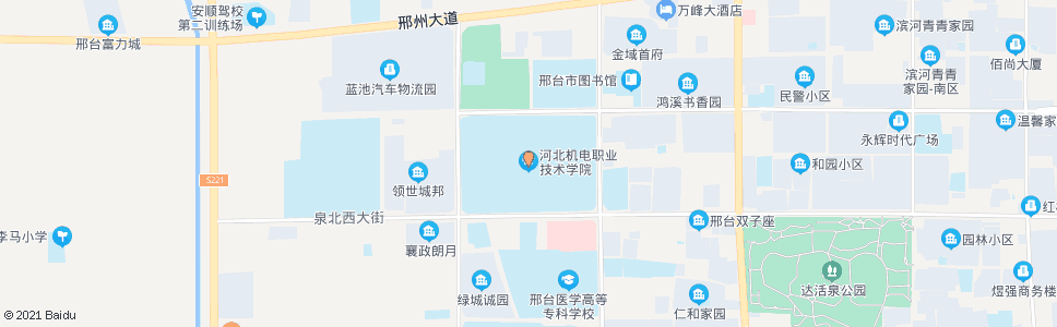 邢台机电学院西站_公交站地图_邢台公交_妙搜公交查询2024