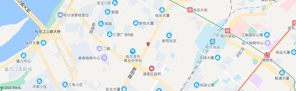 哈尔滨安升街(新阳路路口)_公交站地图_哈尔滨公交_妙搜公交查询2024