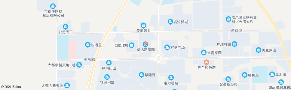 哈尔滨华远新家园_公交站地图_哈尔滨公交_妙搜公交查询2024