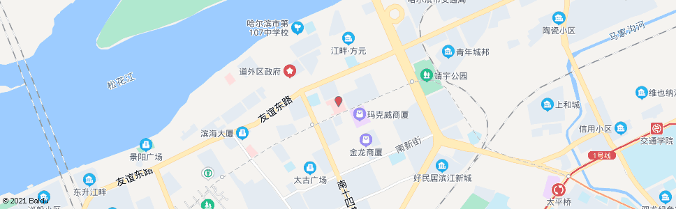 哈尔滨市四院_公交站地图_哈尔滨公交_妙搜公交查询2024