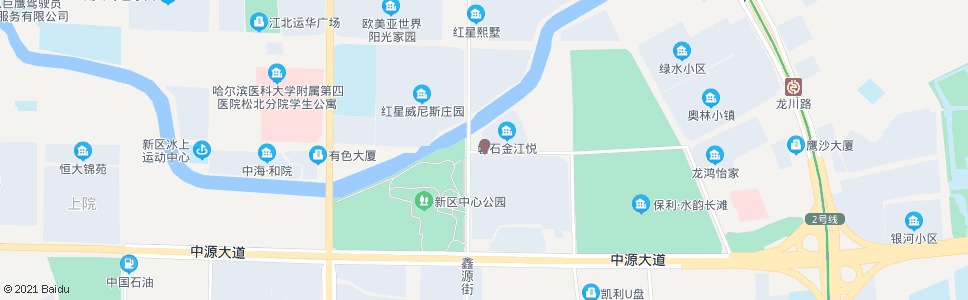 哈尔滨龙川路(江安街口)_公交站地图_哈尔滨公交_妙搜公交查询2025