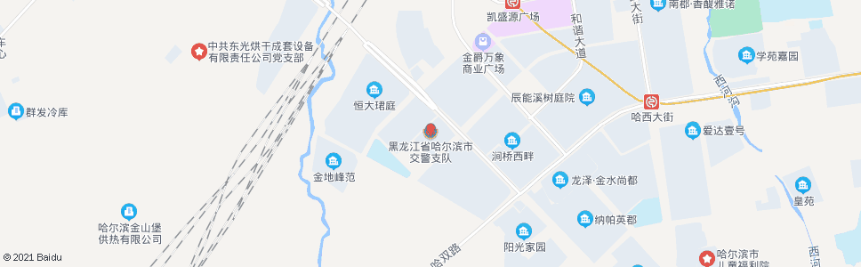 哈尔滨交警大队_公交站地图_哈尔滨公交_妙搜公交查询2025