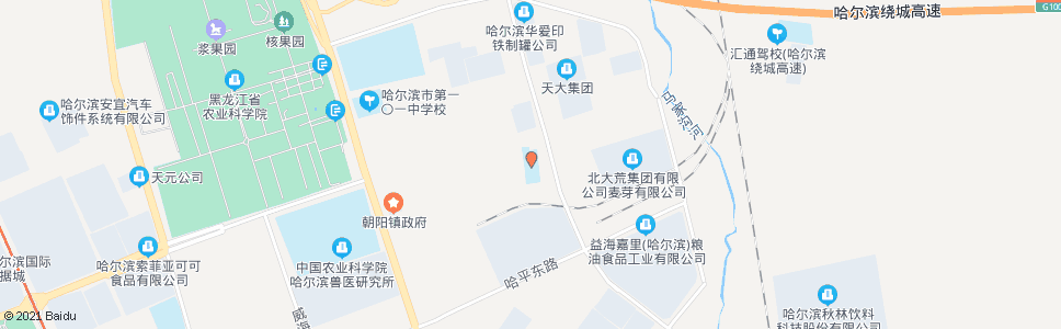 哈尔滨朝阳小学_公交站地图_哈尔滨公交_妙搜公交查询2024