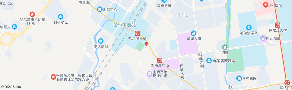 哈尔滨中兴大道(哈尔滨大街口)_公交站地图_哈尔滨公交_妙搜公交查询2024