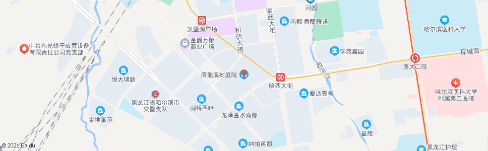 哈尔滨辰能溪树庭院_公交站地图_哈尔滨公交_妙搜公交查询2024