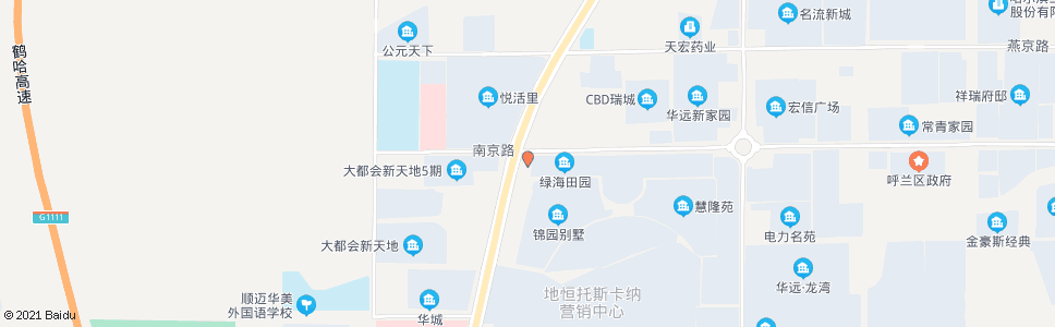 哈尔滨南京路加油站_公交站地图_哈尔滨公交_妙搜公交查询2025