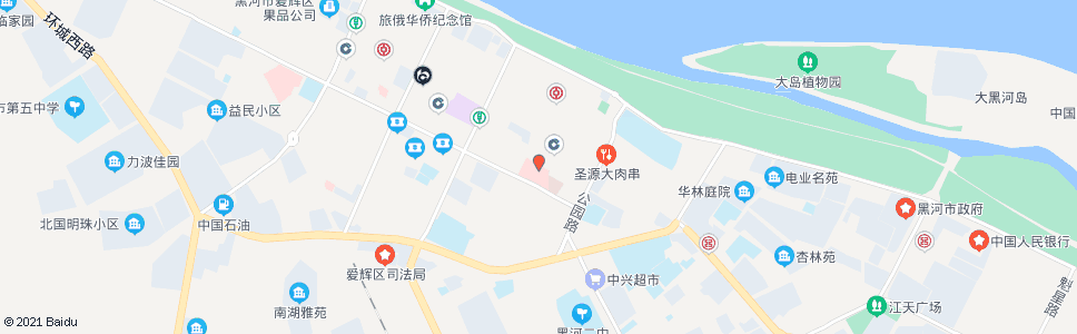 黑河第一医院_公交站地图_黑河公交_妙搜公交查询2025